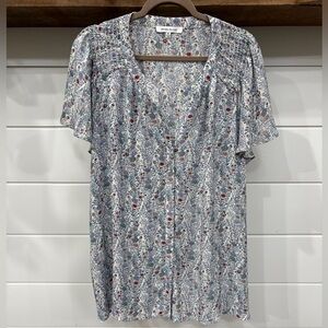 Rose & Olive Floral Blouse